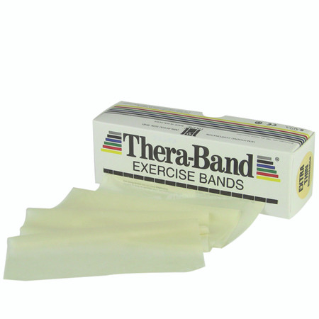 6 YARD ROLL THERABAND EXERCISE RESISTANCE BAND – TAN – EXTRA THIN