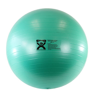 CANDO INFLATABLE EXERCISE BALL (EXTRA-THICK, GREEN, 26 INCHES)