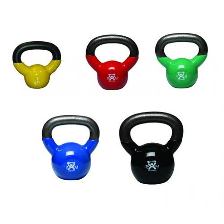 CANDO VINYL-COATED KETTLEBELL (5-PIECE SET)