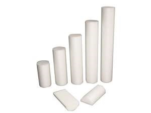 CANDO WHITE PE FOAM HALF-ROUND ROLLER (SLIM, 3 X 36 INCHES)