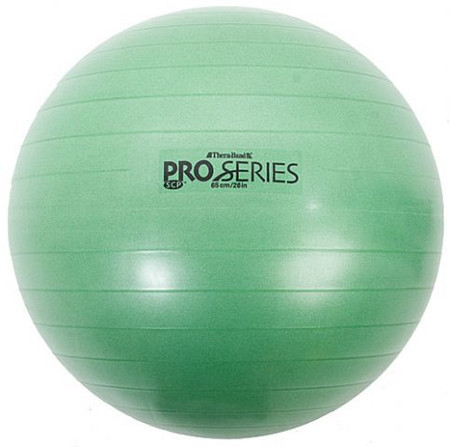 THERA-BAND PRO SCP INFLATABLE EXERCISE BALL (GREEN, 65 CM)