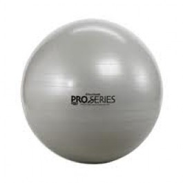 THERA-BAND PRO SCP INFLATABLE EXERCISE BALL (SILVER, 85 CM)